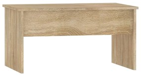 Tavolino Salotto Rovere Sonoma 80x50,5x41,5cm Legno Multistrato