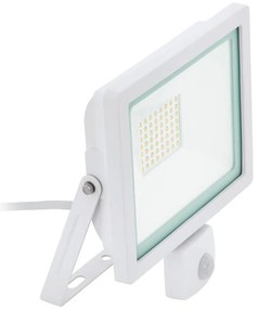 Eglo 64874 - Riflettore LED con sensore FILETTI LED/10W/230V 3000K IP44 bianco