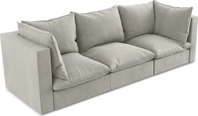 Divano grigio chiaro 255 cm Manao – Makamii