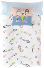 Copripiumino Naturals Mermaids Singolo (150 x 220 cm)