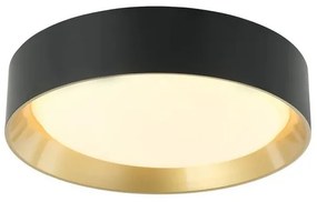 Kambia LED Plafoniera Ø45 Nero/Oro - Lindby