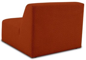Modulo divano in tessuto bouclé color mattone (parte centrale) Roxy - Scandic