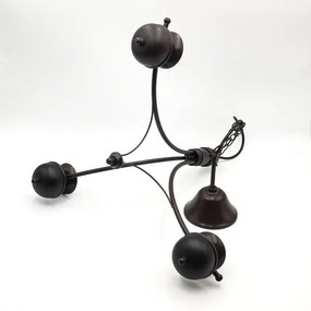 Brilagi - LED Lampadario a sospensione con catena COTTAGE 3xG9/40W/230V quercia/bianco