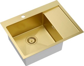 Lavello in acciaio RUSSEL 116 Gold