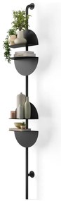 Ripiani modulari in metallo nero 27x203,5 cm Solis - Umbra