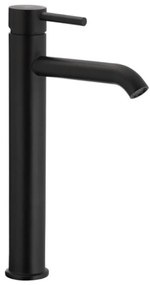 KFA Armatura 5032-612-81 - Rubinetto del lavandino + scarico MOZA 33 cm opaco nero