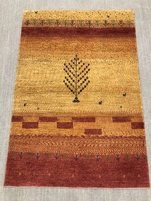 Loribaft Tappeto 180x120 Giallo (Iran) Annodato A Mano