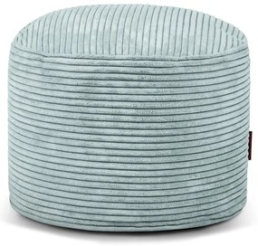 Puof a sacco color menta con rivestimento in velluto a coste Mini – SLOWDOWN