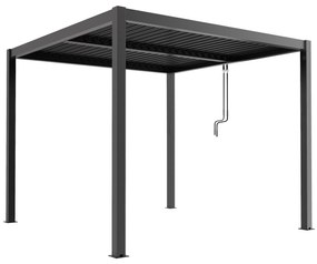 NIMBUS - pergola bioclimatica in alluminio 3 x 3 m