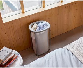 Cesta per il bucato grigio chiaro in tessuto 50 l Duo – Joseph Joseph