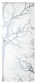 Porta scorrevole Autumn in alluminio trasparente, L 76 x H 211.5 cm, con binario Atelier Reversibile