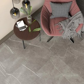 SPC da incollare per pavimento e rivestimento Magalan grigio Sp 3 mm CERAMIN 3.7 m²