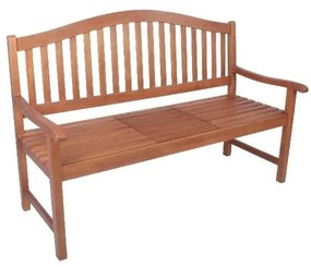 Panchina da giardino con tavolo portaoggetti in legno di eucalipto Phuket - Garden Pleasure