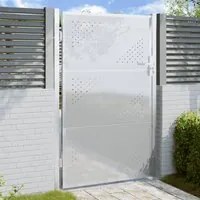 Cancello da Giardino 100x150 cm in Acciaio Inossidabilecod mxl 93091