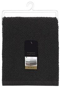 Asciugamano Bagno Viso Nero 55x100 Cm 100% Cotone