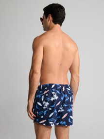 Sinsay - Pantaloncini mare - blu scuro