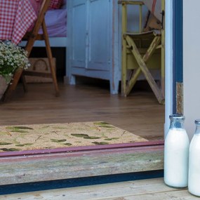 Zerbino in fibre di cocco 40x60 cm Watercolour Leaves – Artsy Doormats