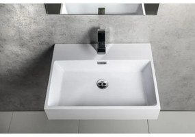Sapho - Lavabo sospeso AQUATIC 60x46 cm ceramica/bianco