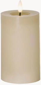 Candela a LED a blocco con fiamma Flow Pillar