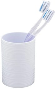 Portaspazzolino bianco opaco in plastica Lyon – Allstar