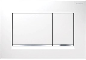 Placca di comando per wc sospeso GEBERIT Sigma 30 bianco