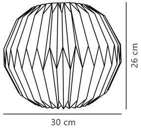 Nordlux - Paralume BELLOY E27 diametro 30 cm