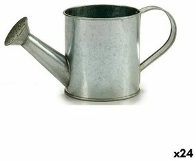 Vaso Annaffiatoio Argentato Zinco 24,5 x 11 x 11 cm (24 Unità)