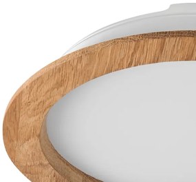 Lampada LED da incasso WOODY SPOT LED/23,5W/230V 4000K quercia ø 23,5 cm