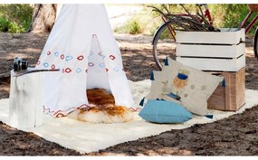 Cuscino beige con capitano in misto lino, 50 x 35 cm - Little Nice Things