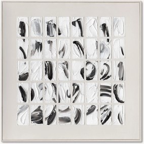 Quadro dipinto a mano con cornice in legno Peirce