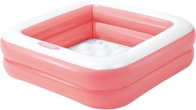 Intex - Piscina per bambini quadrata imbottita - Rosa