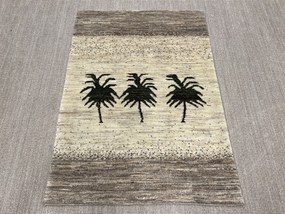 Gabbeh Tappeto persiano 110x150 Beige (Iran) Annodato A Mano