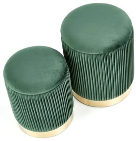 SET 2x Tabacco MONTY diametro 36/44 cm verde/oro