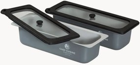 Barattoli con coperchi in vetro sottovuoto Uwe 2 pz