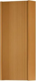Pensile bagno Niwa cannettato laccato opaco senape con vetro senape, 1 anta P17 x L30 x H78.5 cm