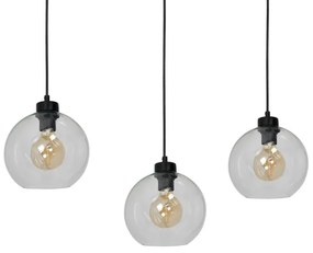 Lampadario su filo SOFIA 3xE27/60W/230V trasparente