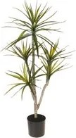 Pianta Artificiale di Yucca in Vaso con 5 Diramazioni Altezza 116 cm Verde