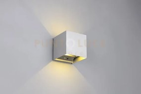 Talent applique led 1w 100lm, 3000k da esterno quadrata alluminio r...
