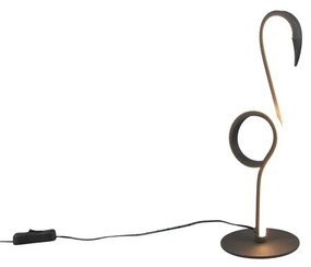 Lampada da tavolo nera (altezza totale 35 cm) Ingo – Reality
