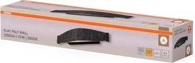 Osram - Lampada da parete LED DECOR FLAT LED/13W/230V grigia