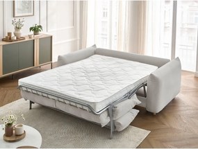 Divano in grigio chiaro allungabile 214 cm Ernest – Bobochic Paris