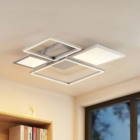 Lucande Narumi Plafoniera LED CCT, 75 cm, bianco