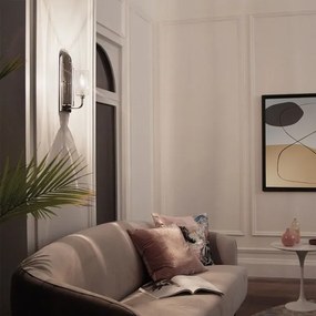 Quintiesse QN-KIMROSE1-PN -Applique KIMROSE 1xE14/40W/230V cromo lucido