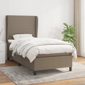 Giroletto A Molle Con Materasso Tortora 100x200 Cm İn Tessuto /
