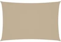 Parasole a Vela Oxford Rettangolare 3x5 m Beige