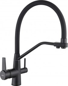 Mexen Duo rubinetto da cucina, nero - 671701-70