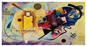 Stampa su tela Kandinsky, multicolore 145 x 75 cm