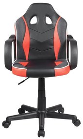 Sedia da gaming con braccioli Assen, rosso e nero