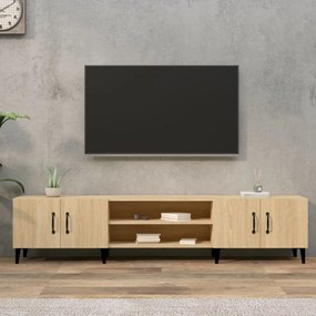 Mobile Per Tv Rovere Sonoma 180x31,5x40 Cm İn Legno Multistrato /