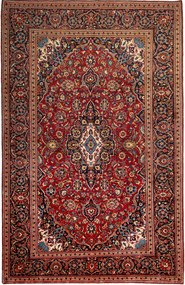 Kashan Tappeto 200 x 310 Blu (Iran) Annodato A Mano
